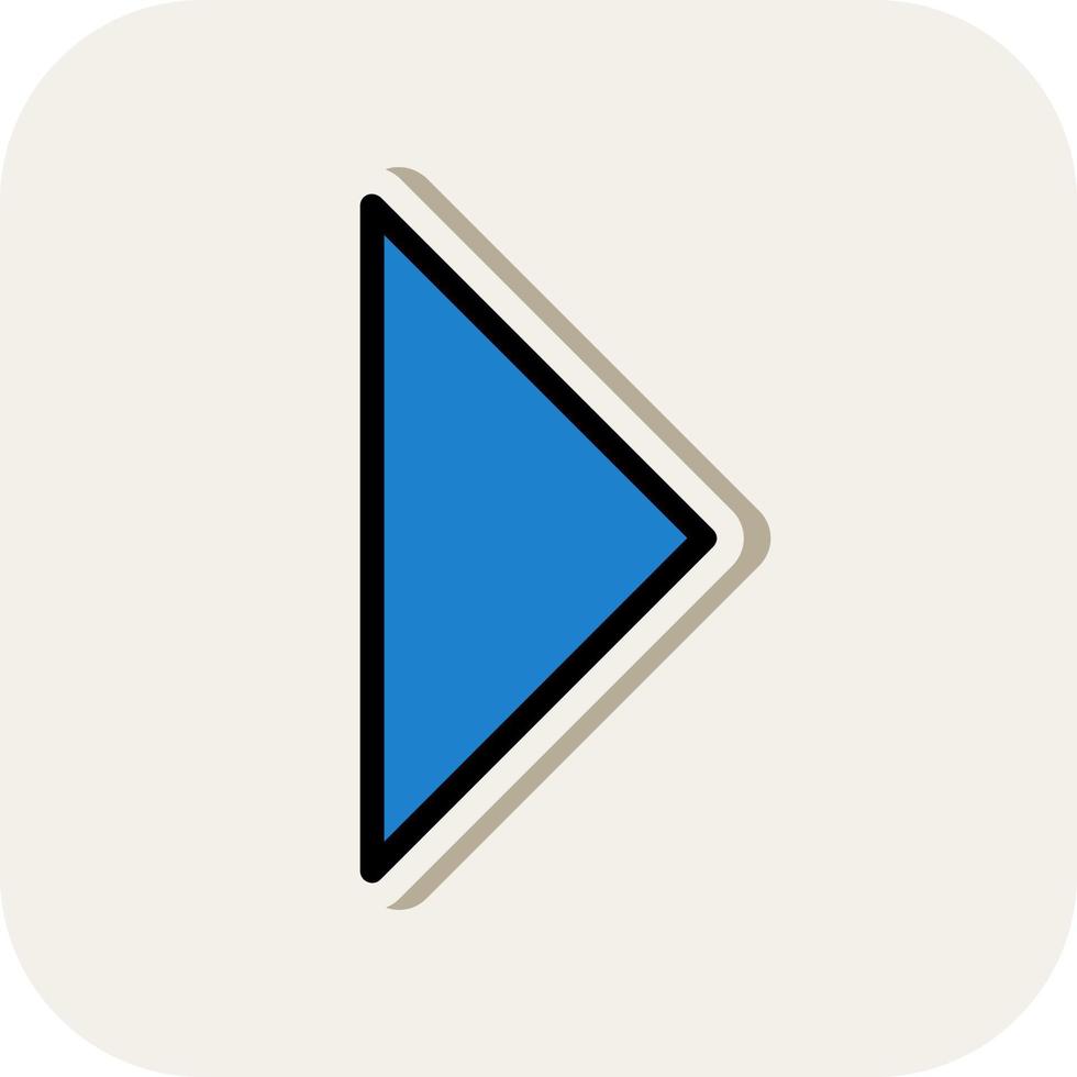 Caret Right Vector Icon Design