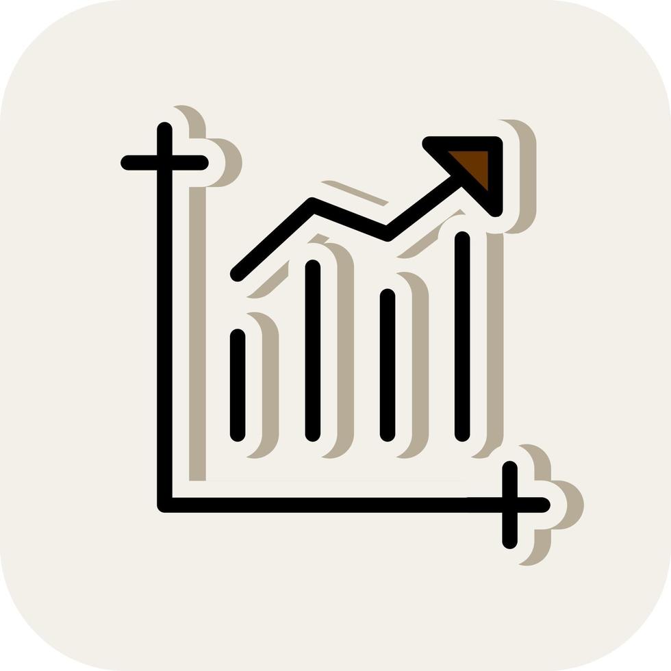 Chart Bar Vector Icon Design