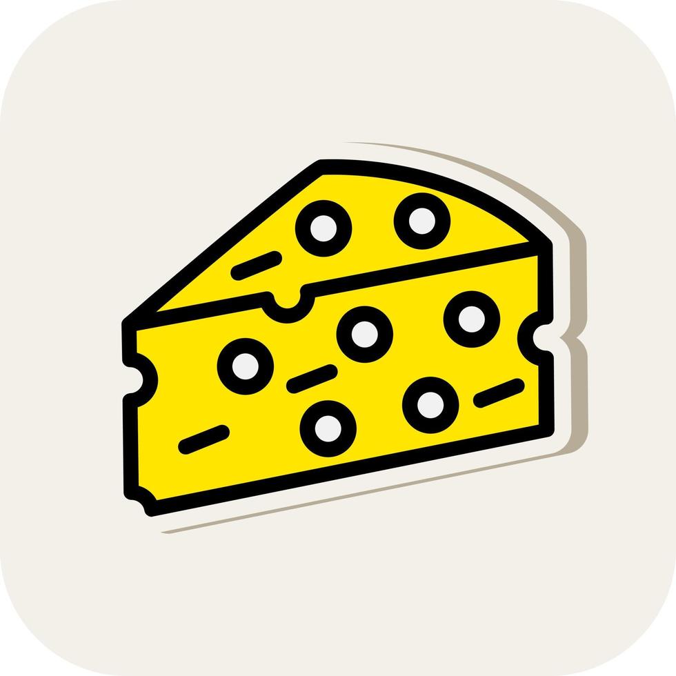 Cheese Vector Icon Design