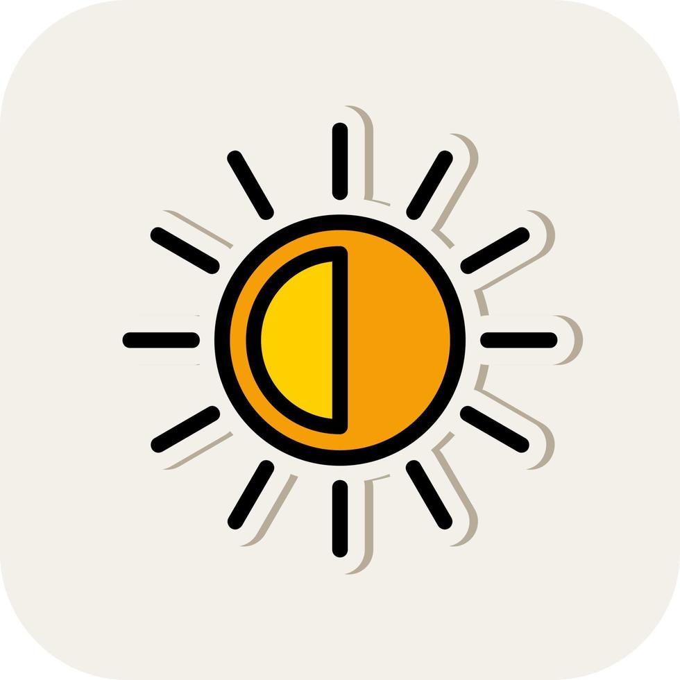 Brightness Vector Icon Design