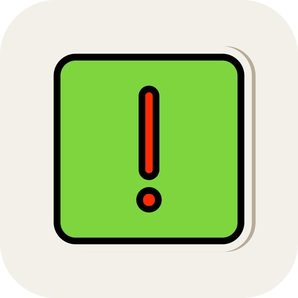 Alert Vector Icon Design