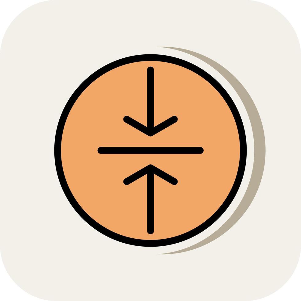 Compress Vector Icon Design