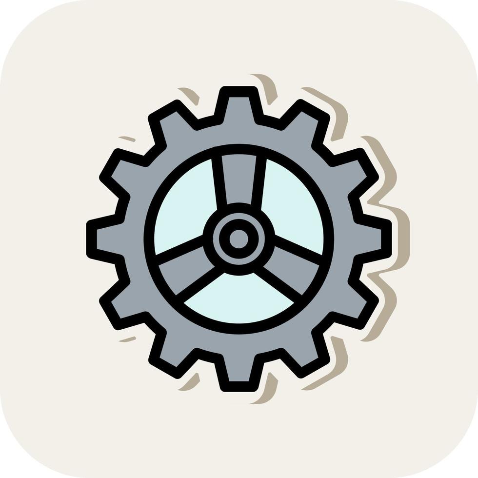 Cog Vector Icon Design