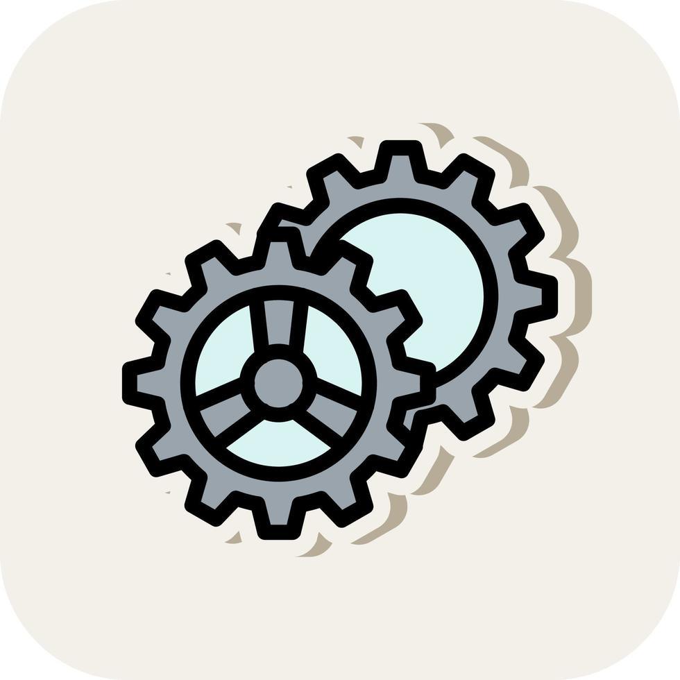 Cogs Vector Icon Design