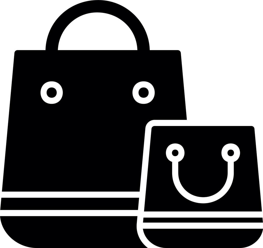 icono de vector de bolsa de compras