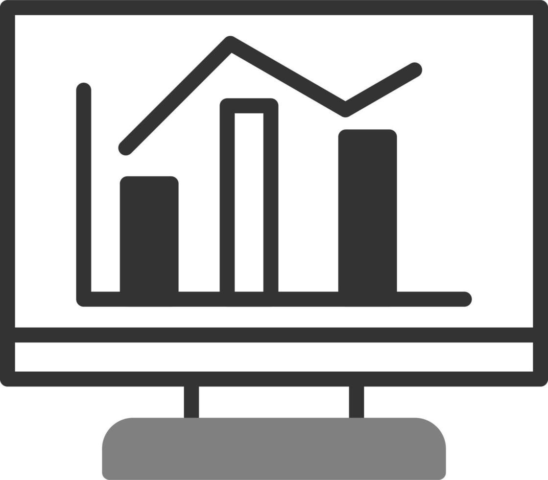 icono de vector de diagrama