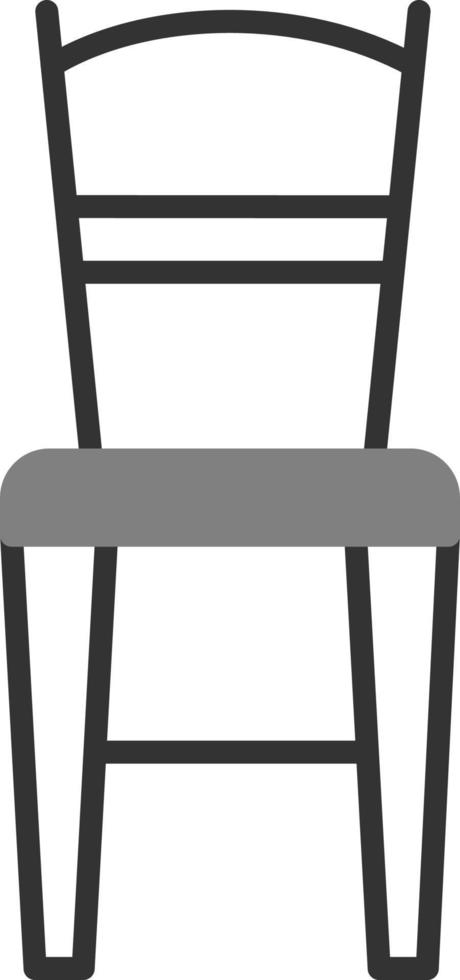 icono de vector de silla