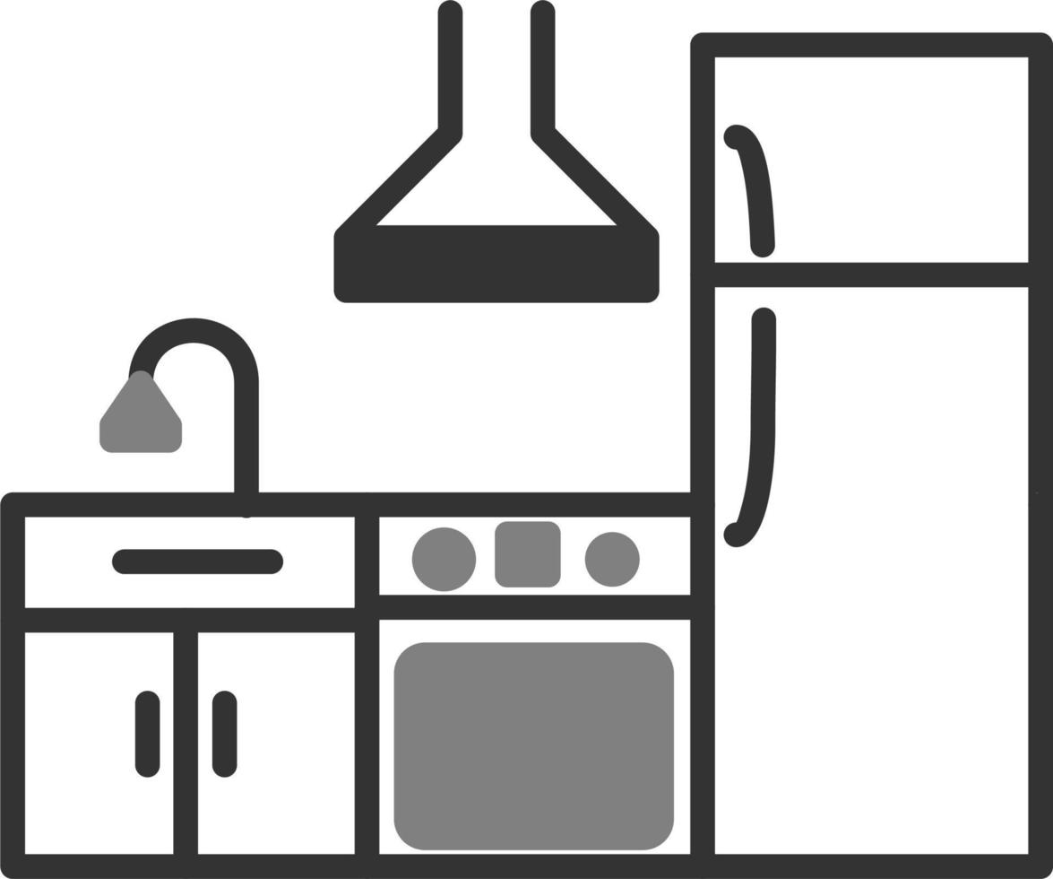 icono de vector de cocina