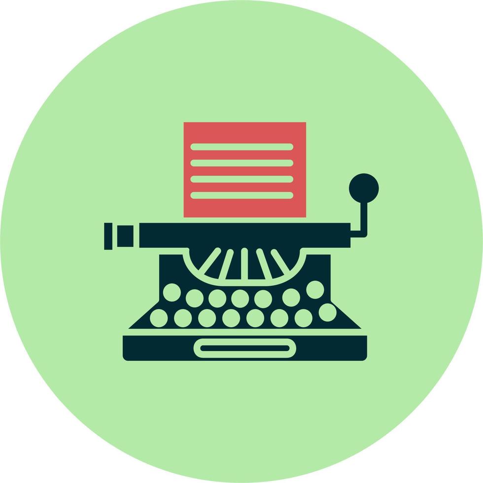 Typewriter Vector Icon