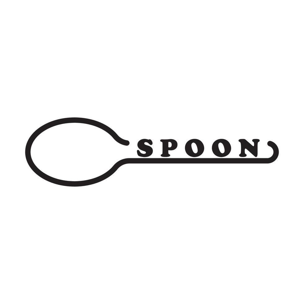 spoon icon vector