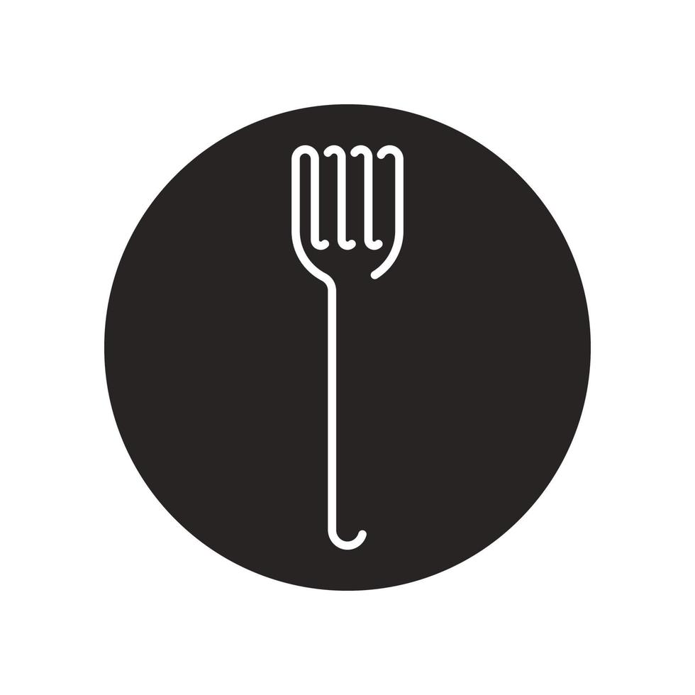 fork icon vector
