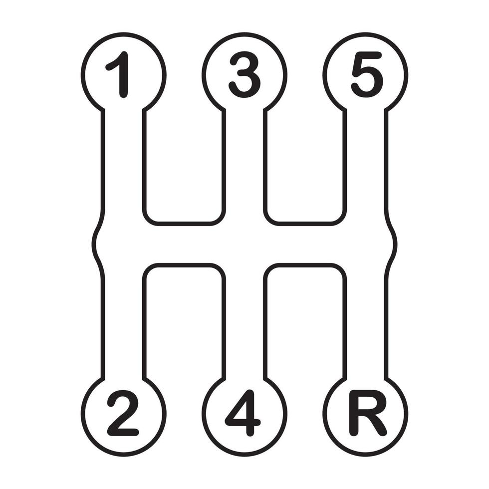 Lever icon vector