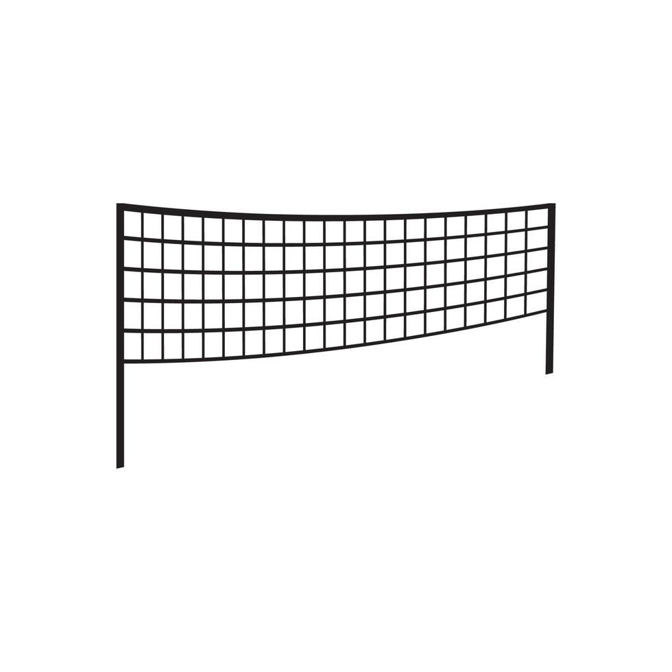 badminton net icon vector