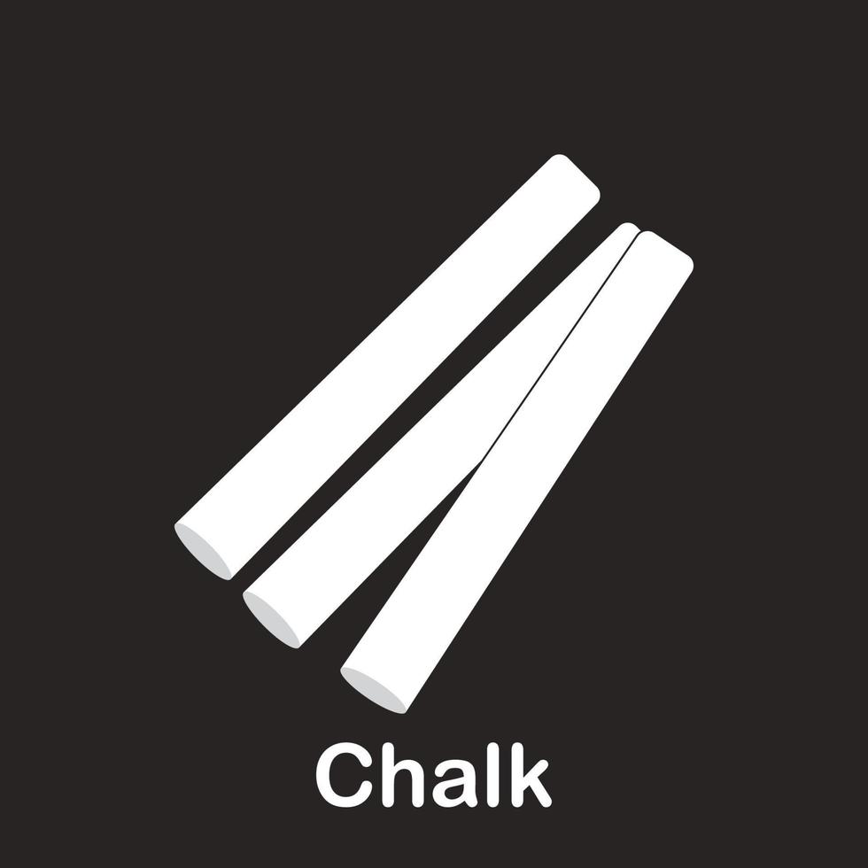 chalk icon vector