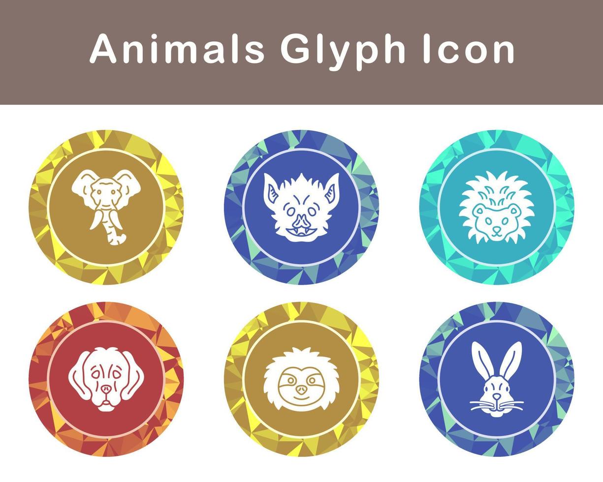 Animals Vector Icon Set