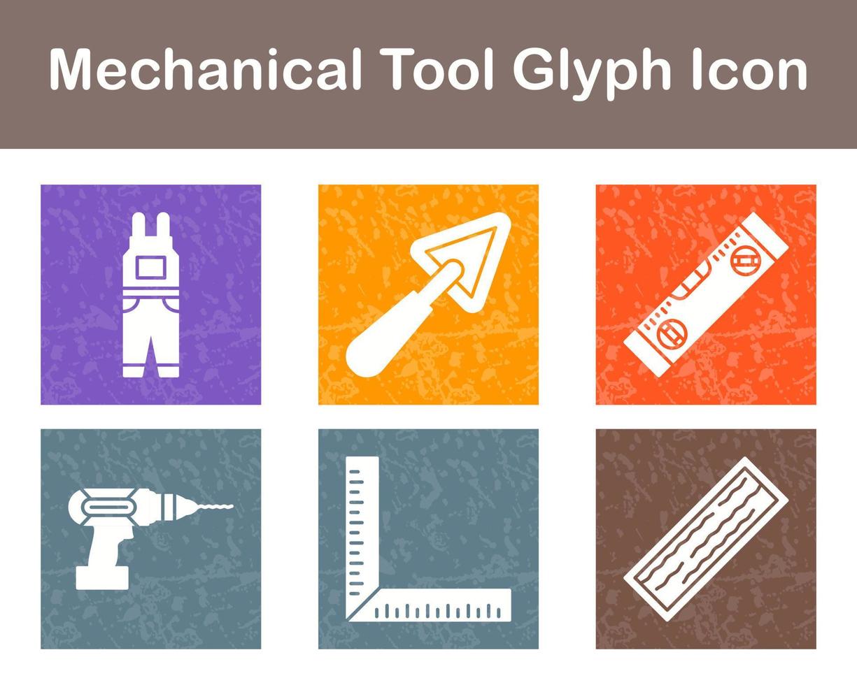 Mechanical Tool Vector Icon Set