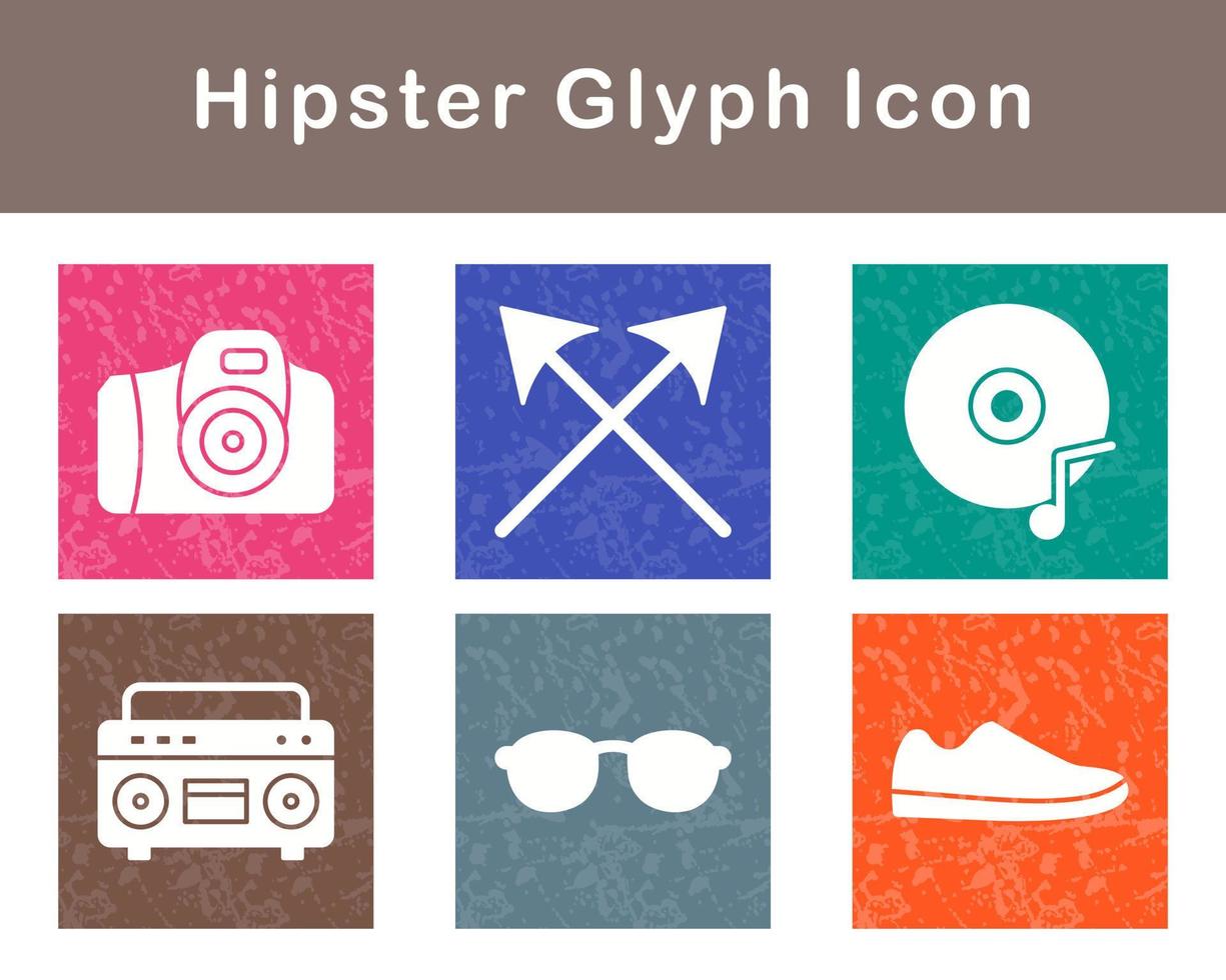 Hipster Vector Icon Set