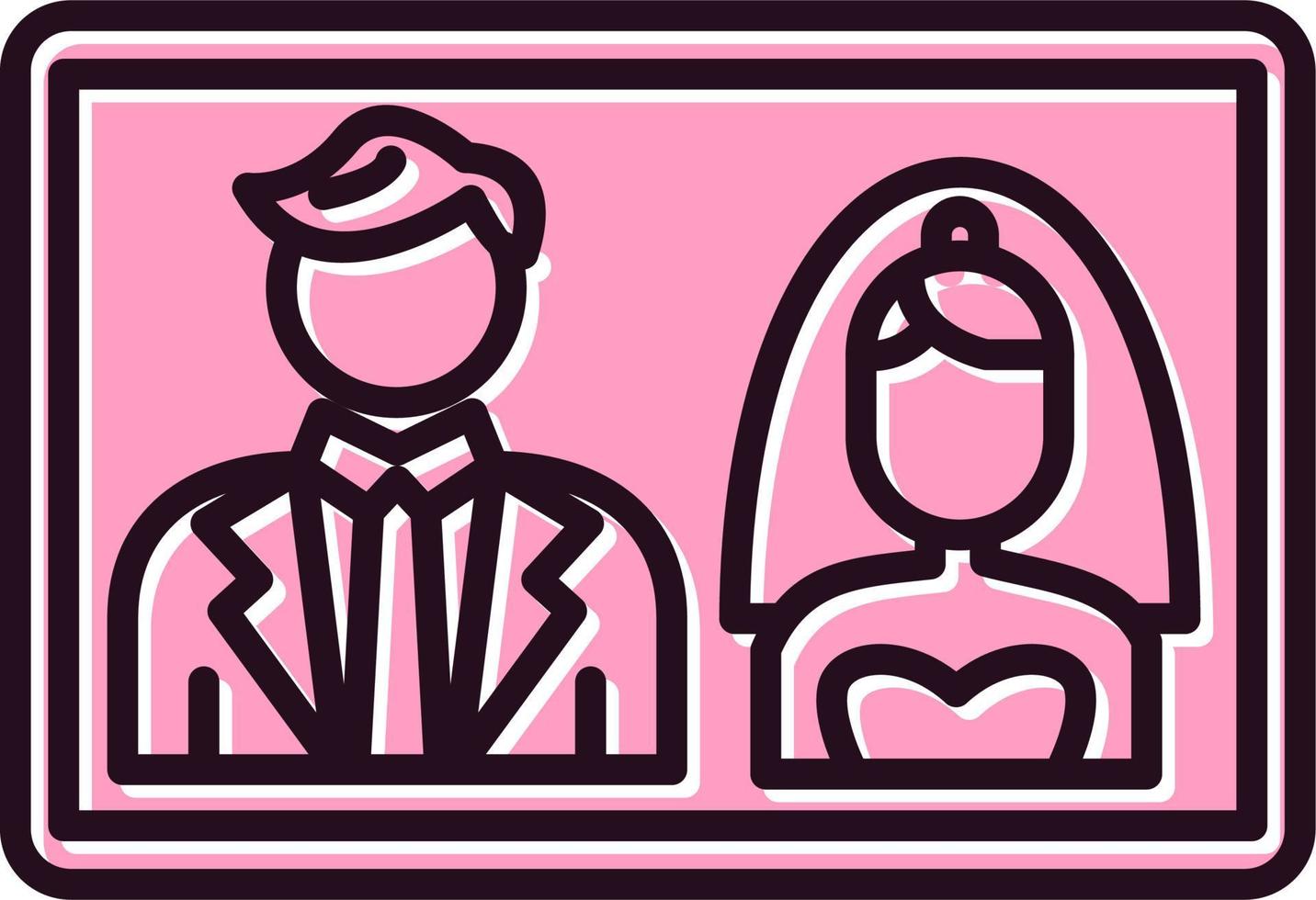Wedding photo Vector Icon