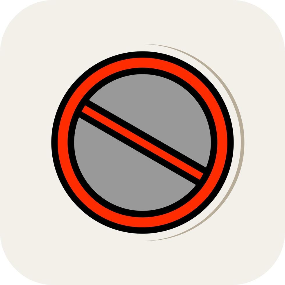 Slash Vector Icon Design