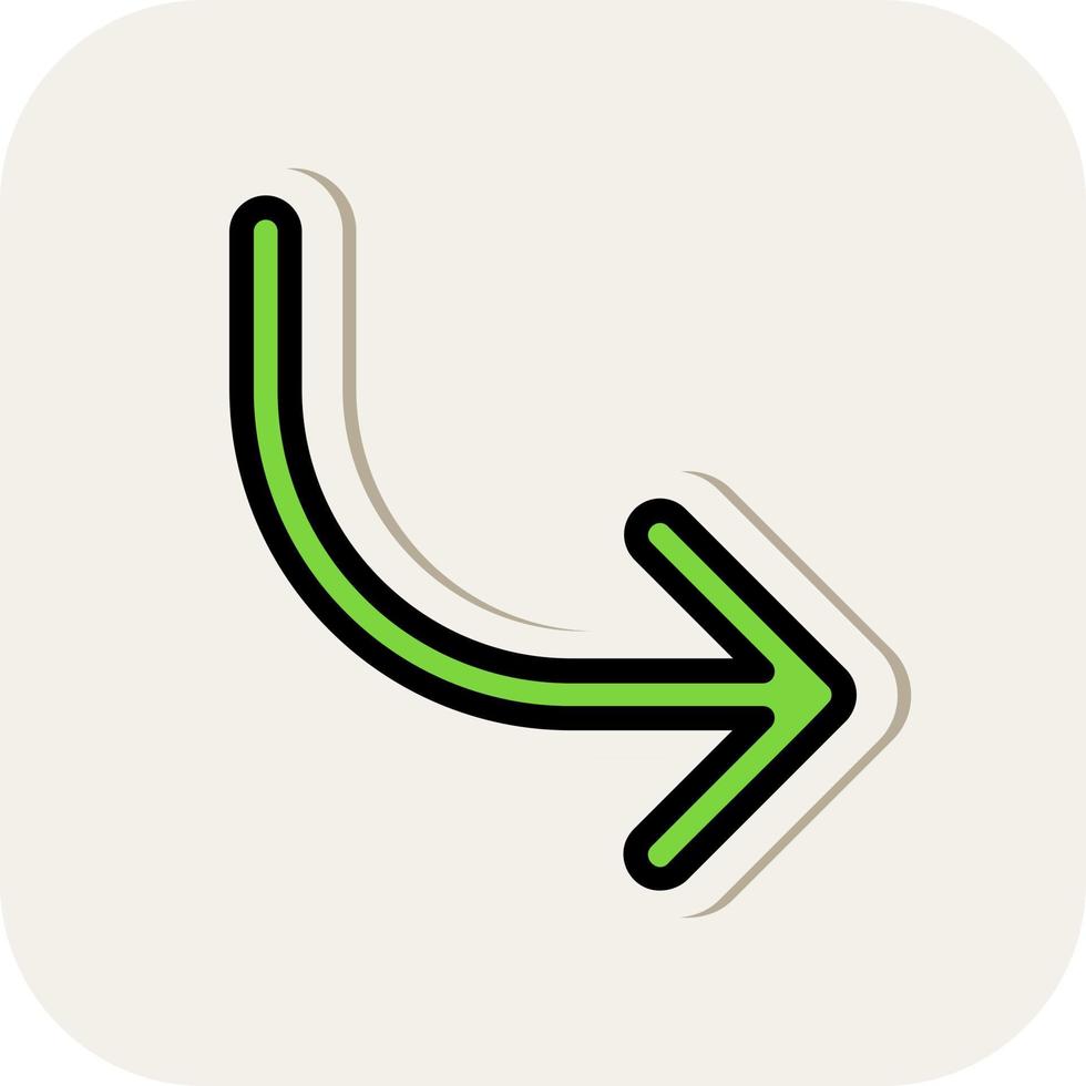 Left Vector Icon Design