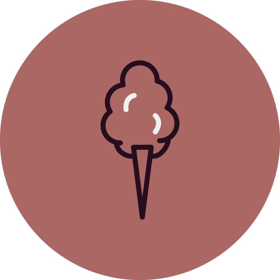 Cotton Candy Vector Icon