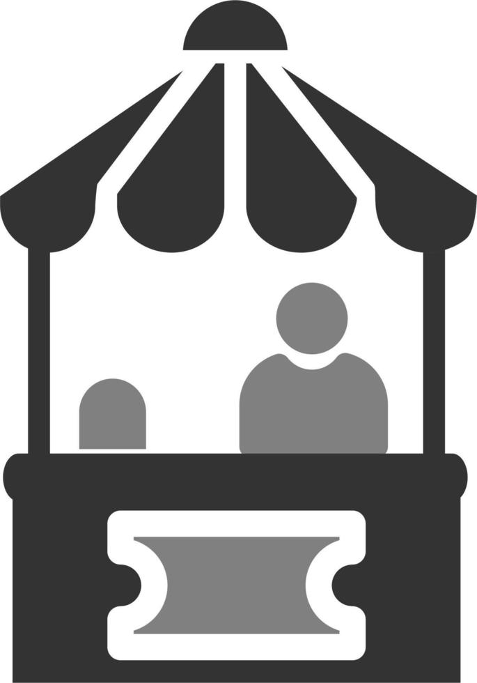 Ticket Office Vector Icon