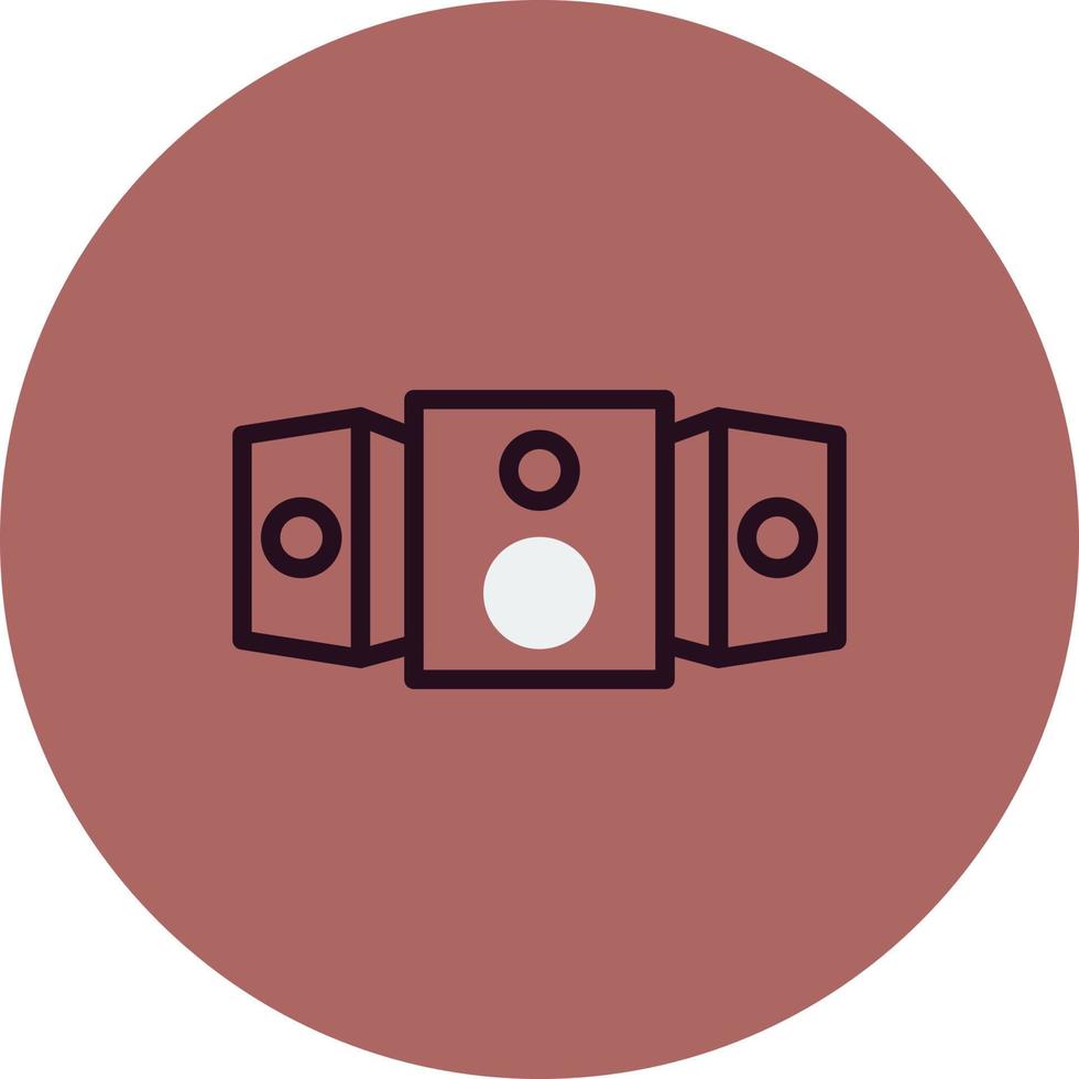 Sound System Vector Icon