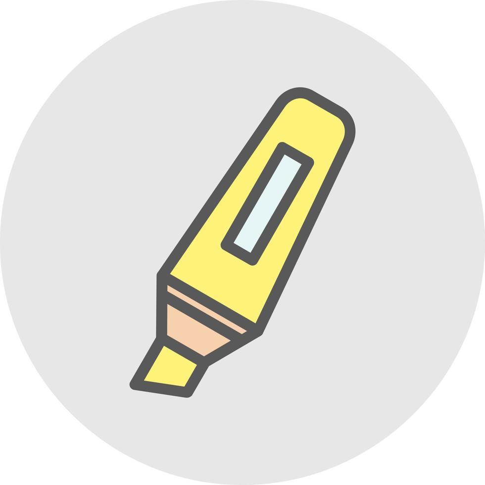Highlighter Vector Icon DesignHiking Vector Icon Design