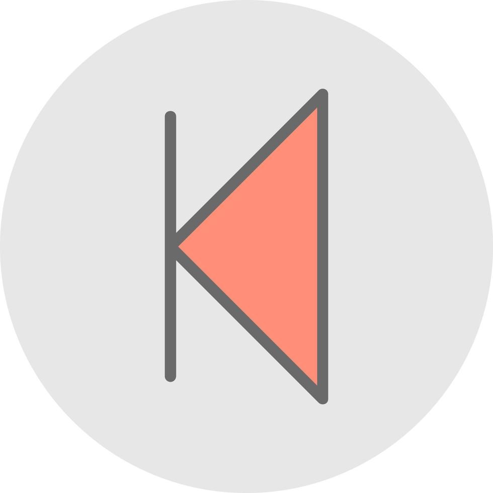 Skip Vector Icon Design
