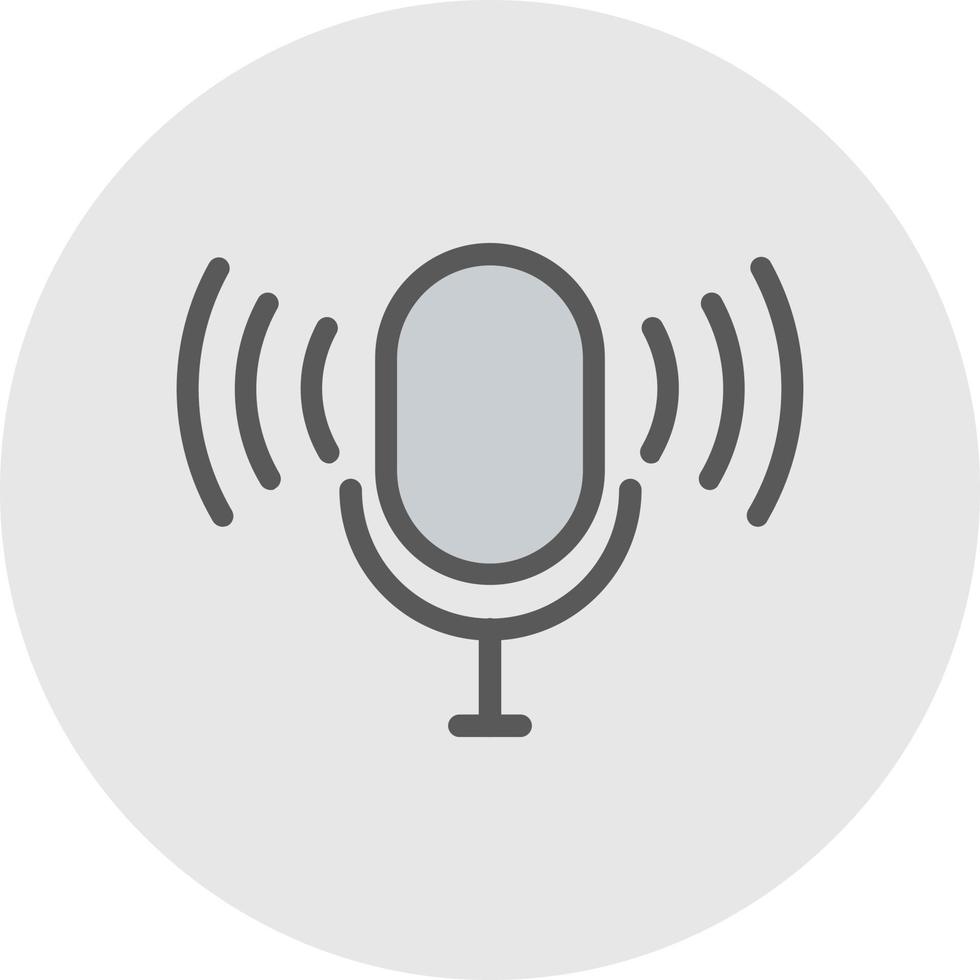 Podcast Vector Icon Design