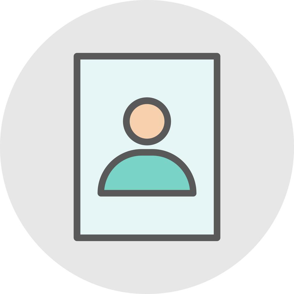 Portrait Vector Icon Design