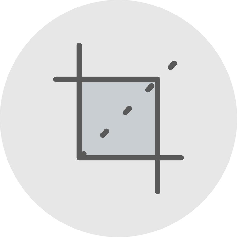 Crop Vector Icon Design