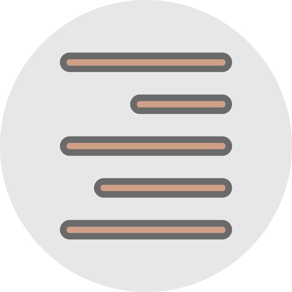 Align Vector Icon Design