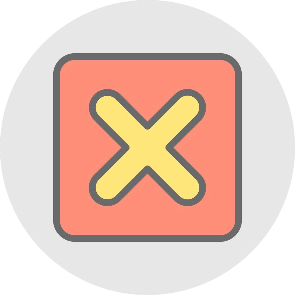 Delete Vector Icon Design