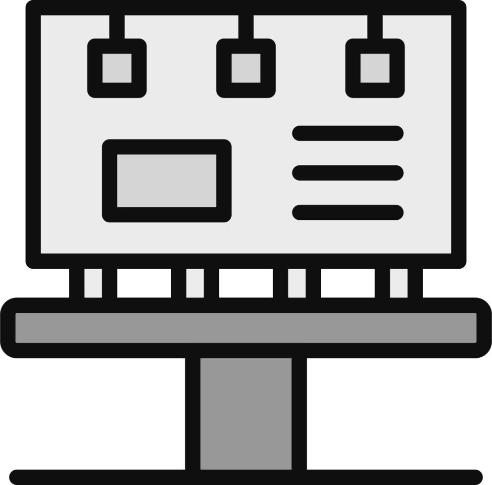 Billboard Vector Icon