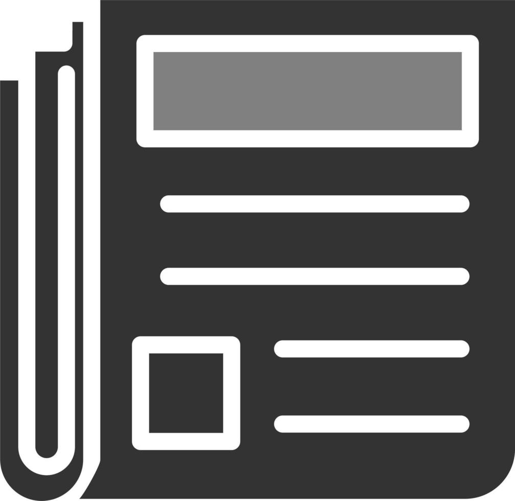Newspaper Vector Icon