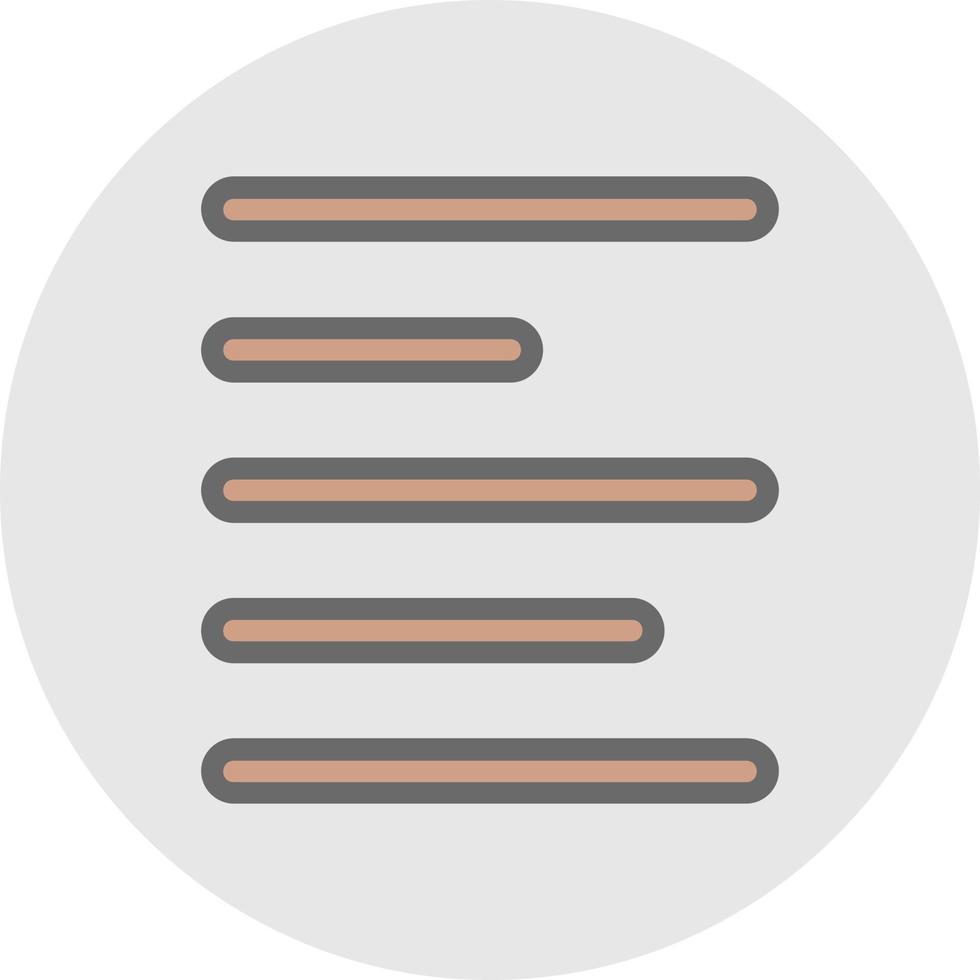 Align Vector Icon Design