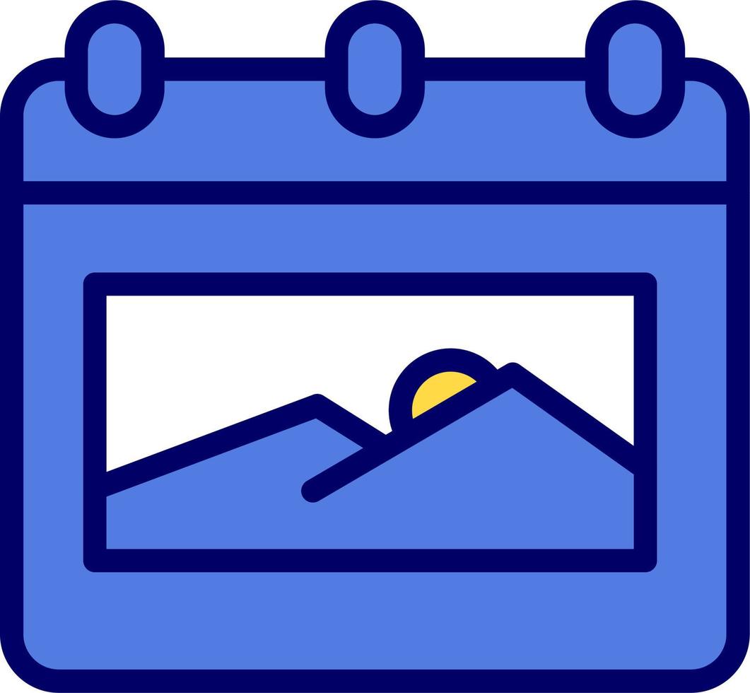 Wall Calendar Vector Icon