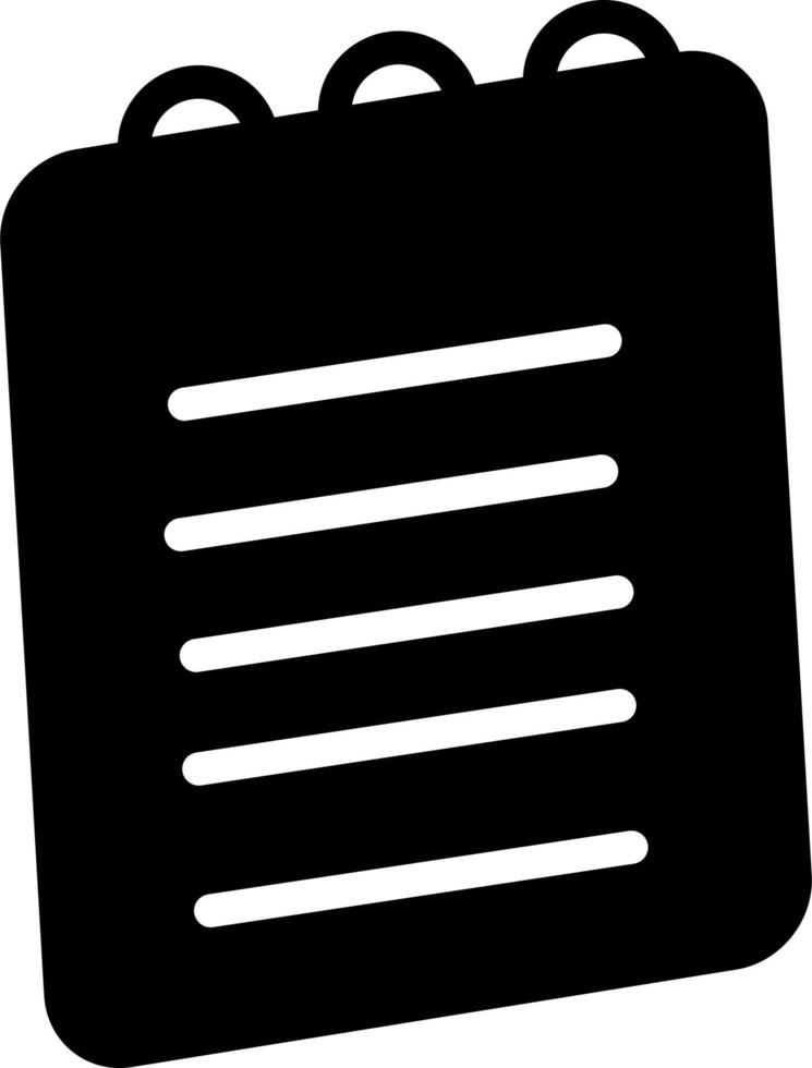 Notepad Vector Icon