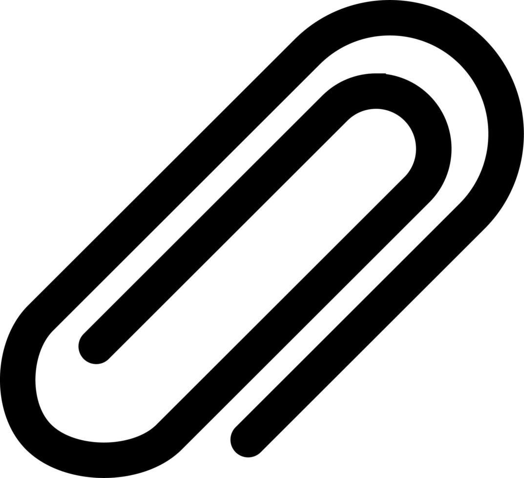 Paper Clip Vector Icon