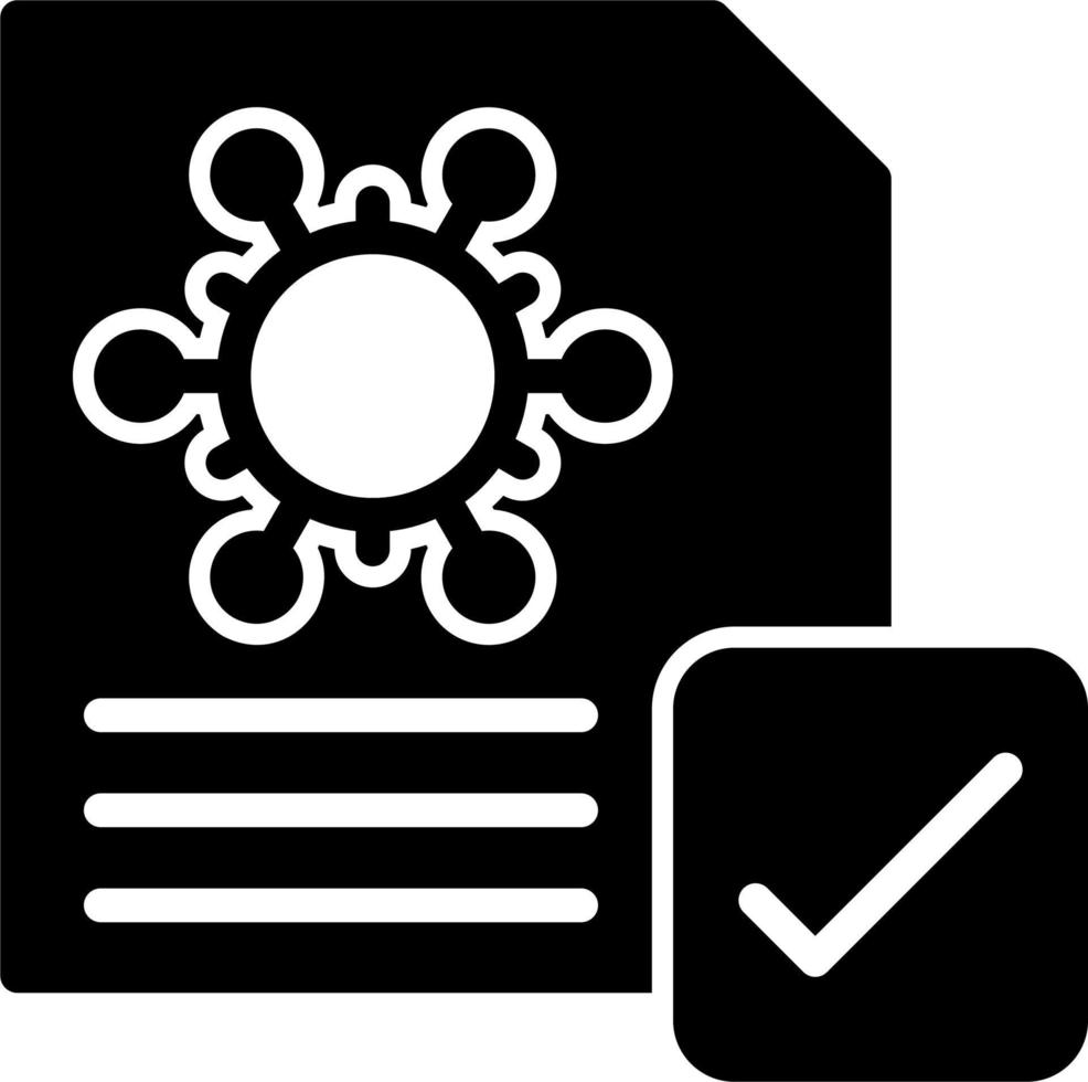 Vaccinated Vector Icon
