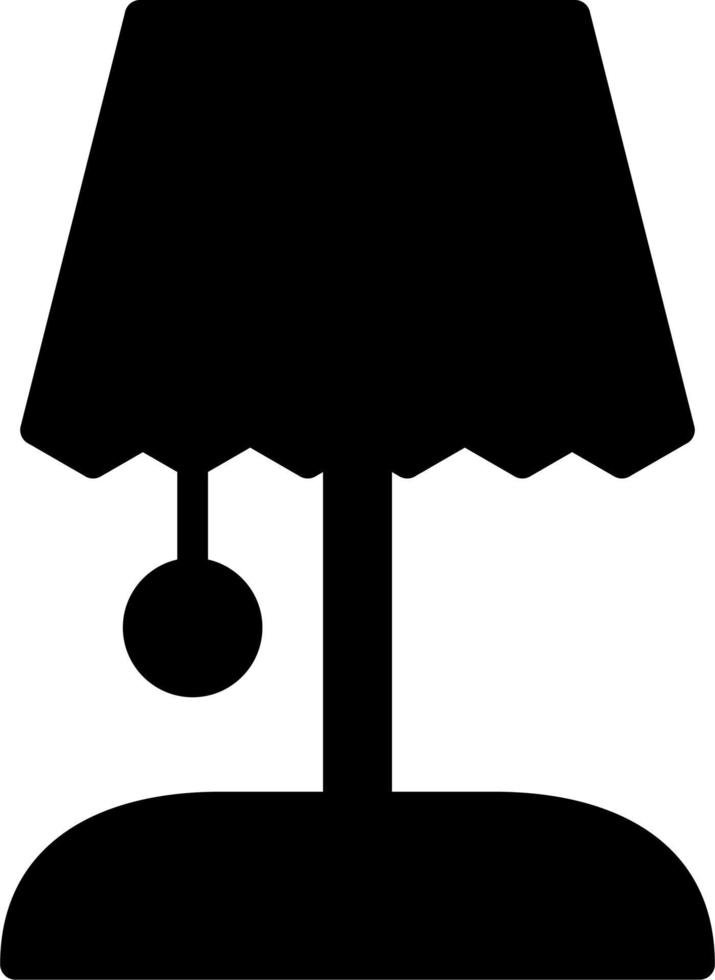 Desk Lamp Vector Icon