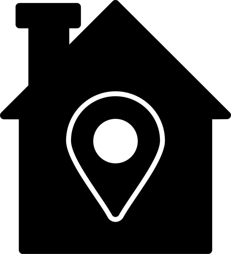 Home Location Vector Icon