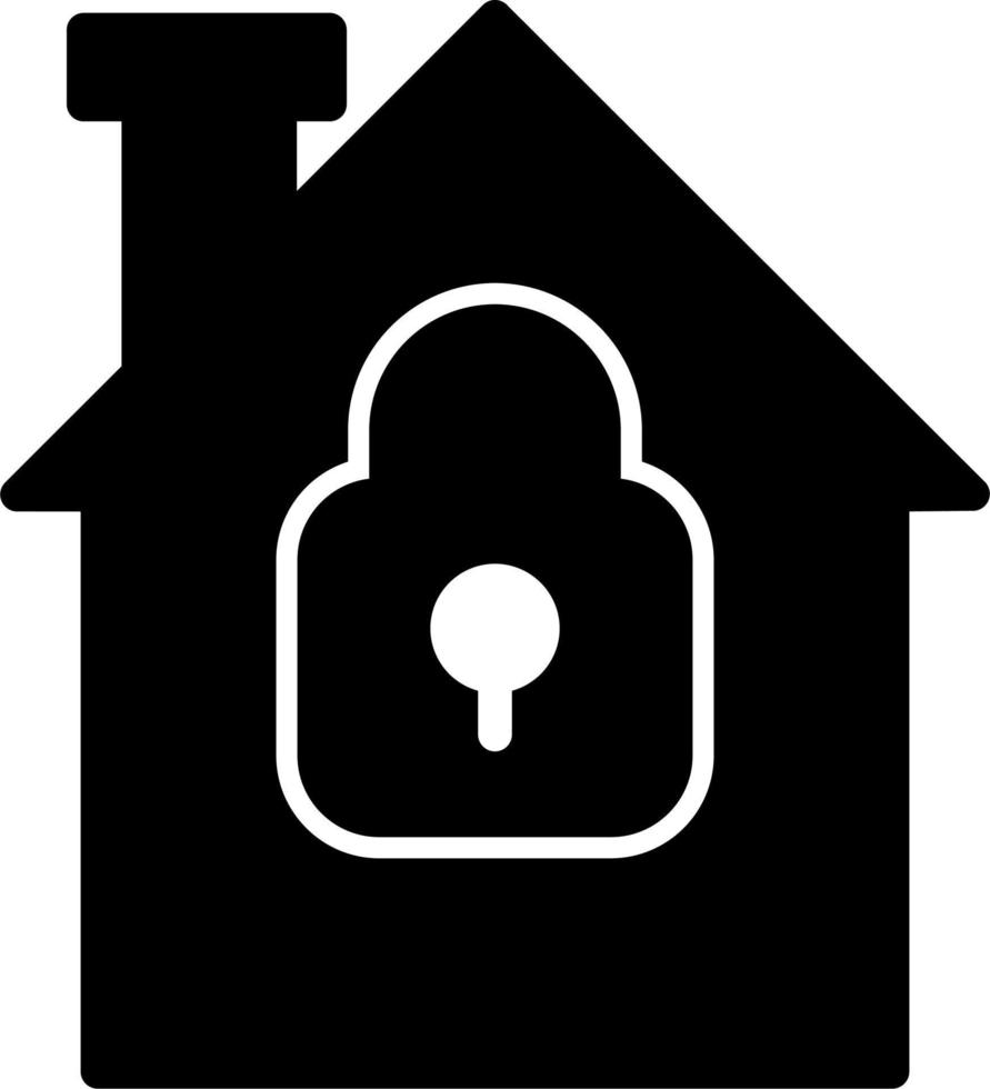 Home Security Vector Icon