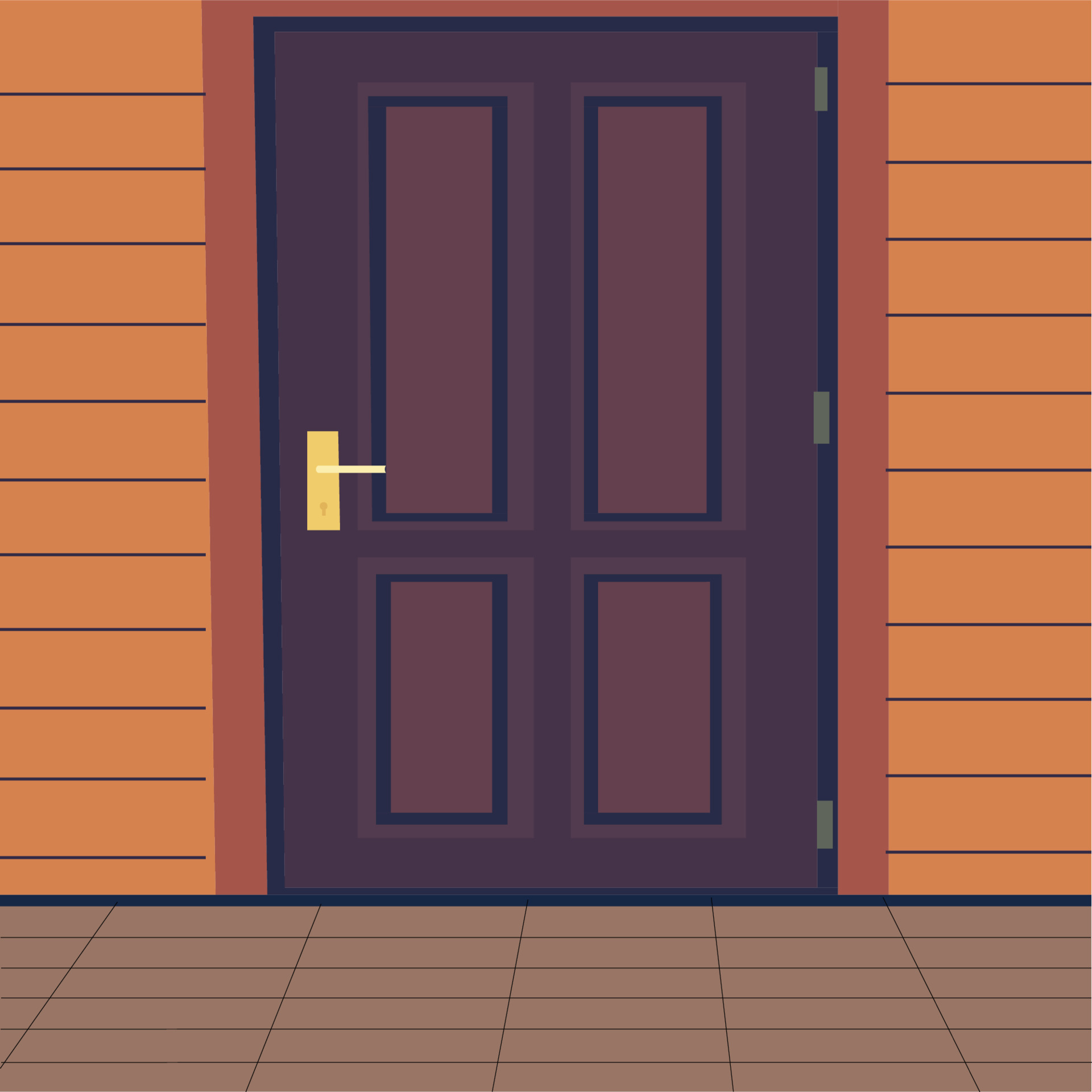 Door vector of a room 20959473 Vector Art at Vecteezy