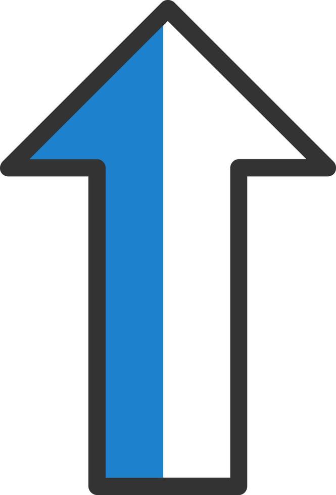 Long Arrow Alt Up Vector Icon Design