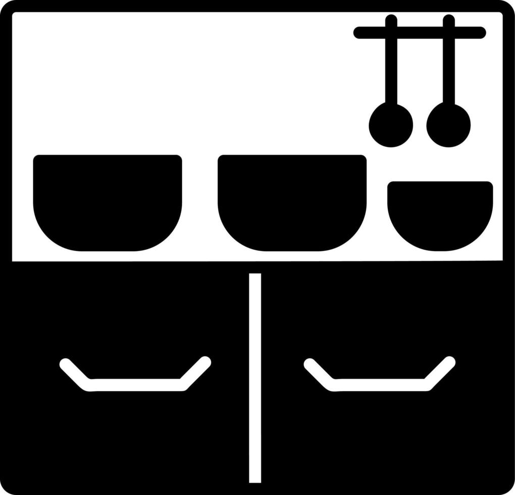 Kitchen Shelf Vector Icon