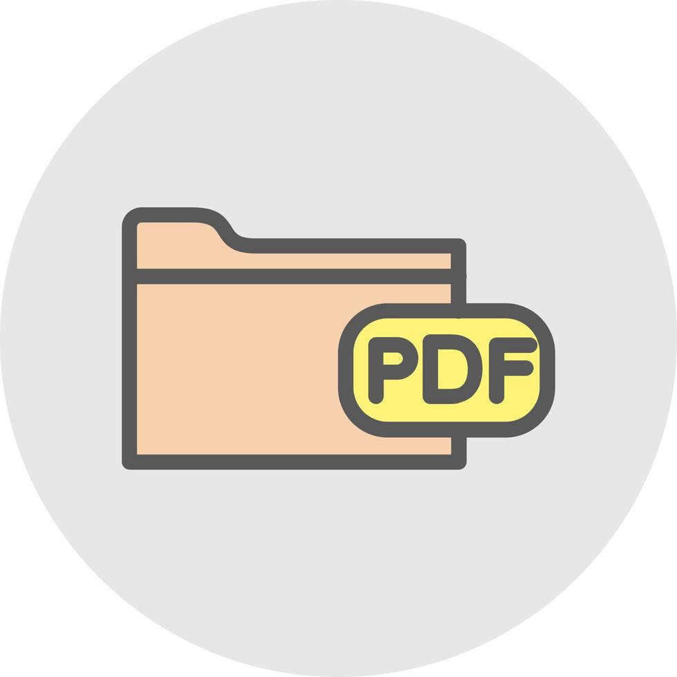 File Pdf Vector Icon Design