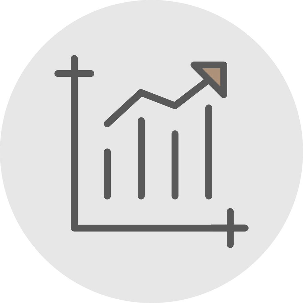 Chart Bar Vector Icon Design