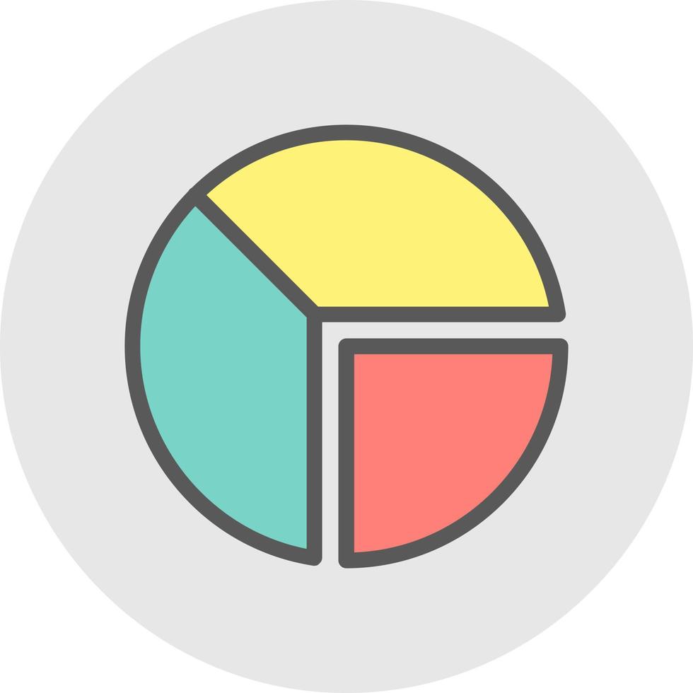 Chart Pie Vector Icon Design
